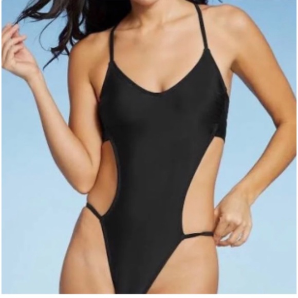 🎄 3/$35 4x 👯‍♀️Host Pick⚡️Xhilaration One Piece Monokini - Picture 2 of 12
